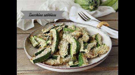 Zucchine Sabbiose In Friggitrice Ad Aria Air Fryer Youtube