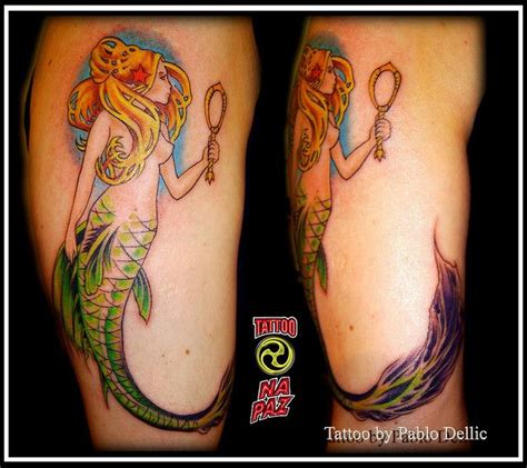 Tatuagem De Sereia Siren Tattoo By Pablo Dellic By Pablo Dellic Via