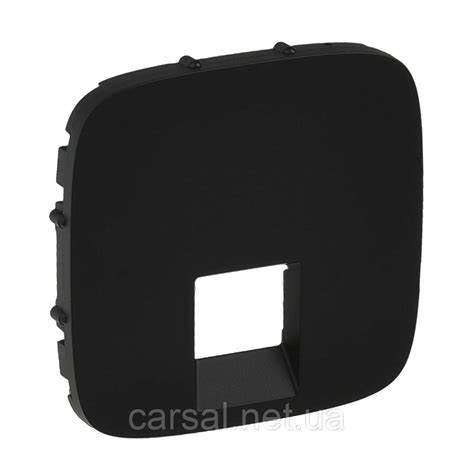 Лицевая Панель для Розетки RJ11 Или RJ45 Legrand Valena Allure Черный ...
