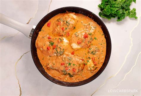 Creamy Tomato Chicken Skillet Dinner Low Carb Spark