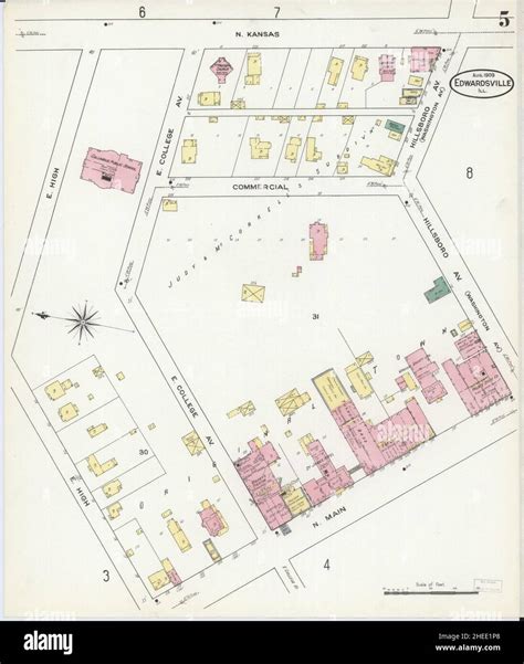 Map Of Edwardsville Hi Res Stock Photography And Images Alamy