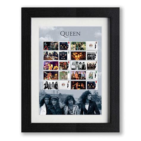 Buy Royal Mail Queen Album Covers Framed Stamp Collector's Sheet Online ...