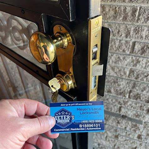 Meyers Local Locksmith Mckinney Tx Shop And Mobile Service