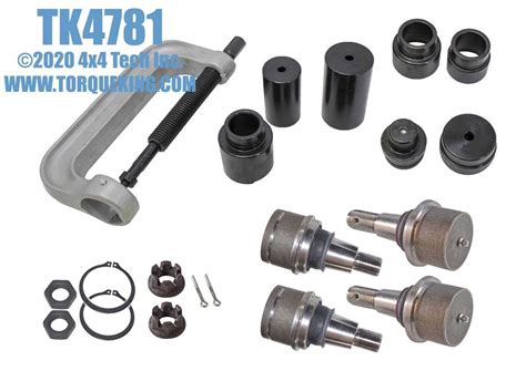 Tk4781 Greaseable Ball Joint Kit With Heavy Duty Press And Adapters For 05 16 F450 F550