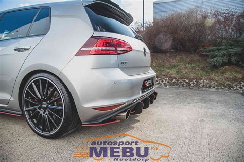 Maxton Design Volkswagen Golf VII GTI Street Pro Achter Splitters