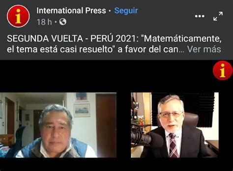 Entrevista Para International Press Sobre El Resultado Y Panorama