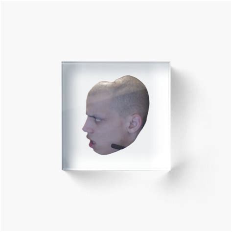 "Tyler1 Headphone Dent" Acrylic Block by russiandoge | Redbubble