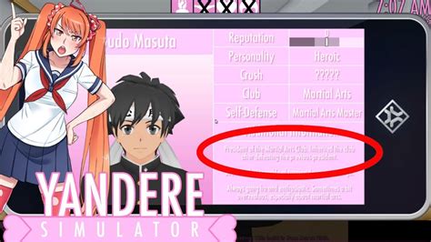 WAS OSANA THE LEADER OF THE MARTIAL ARTS CLUB March 28th Build