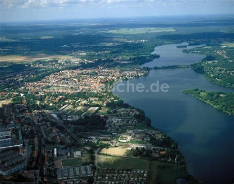 Neuruppin Aus Der Vogelperspektive Neuruppin Am Ruppiner See