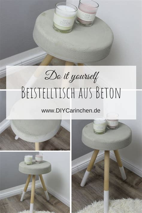 Diy Beistelltisch Hocker Aus Beton Selber Machen So Einfach Geht Es