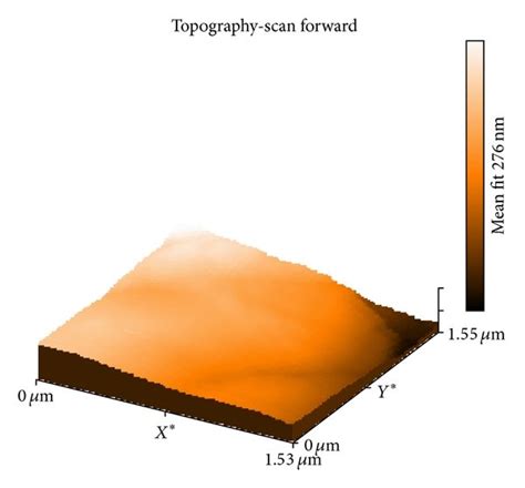 AFM Images Of Mild Steel A Polished Metal B 1 M H2SO4 Solution