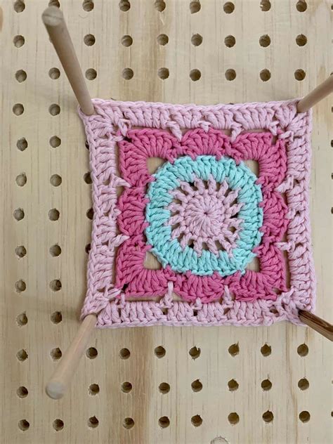 Tabla De Bloqueo Crochet Granny Squares Adorei Handmade