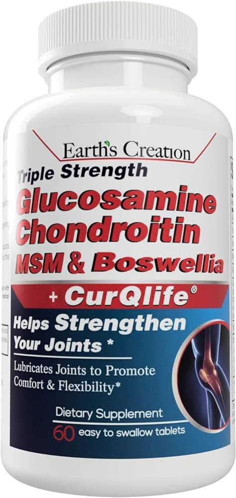 Triple Strength Glucosamine Chondroitin Msm Health And Personal Care