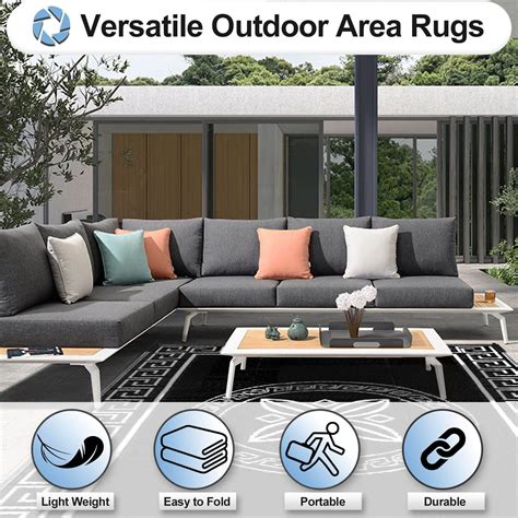 Snapklik Outdoorlines Outdoor Reversible Rugs For Patio X Ft