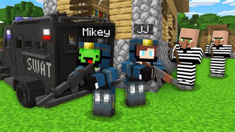 How Mikey And Jj Became Fbi In Minecraft Challenge Maizen Mazien Mizen