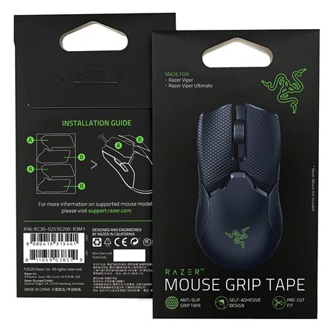 Razer Mouse Grip Tape - for Razer Viper/Viper Ultimate: Anti-Slip Grip ...