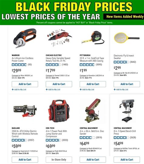 Harbor Freight Black Friday Ad