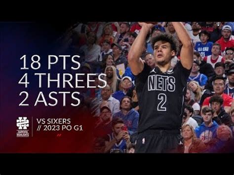 Cameron Johnson Pts Threes Asts Vs Sixers Po G Youtube