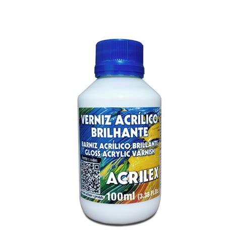 Verniz Acrilico Brilhante Incolor 100ml Acrilex Produtos Elo7