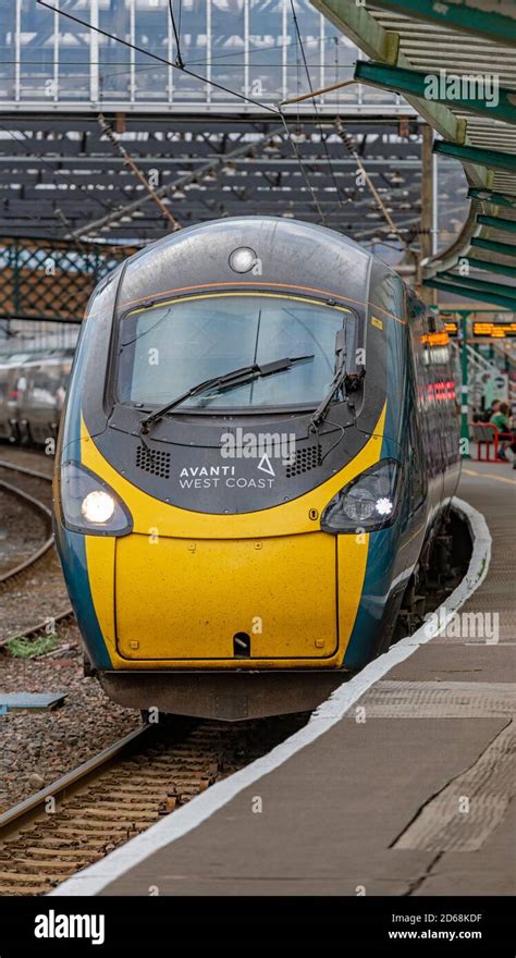 Avanti West Coast Pendolino 390 Passenger Train At Carlisle Station