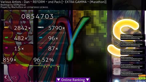 Osu Mania Gamma CLEAR YouTube