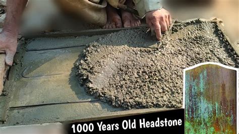 How To Make Headstone For Grave Making Tombstone Diy Gravestone Project