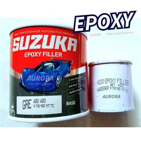 Jual Epoxy Filler Suzuka Primer Surfacer Grey Ml Cc Seperempat