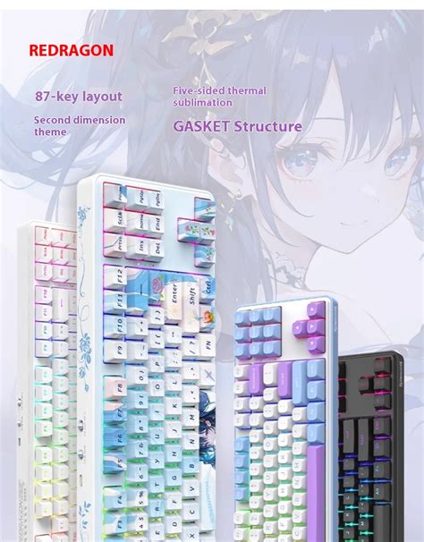 Redragon Ks Hot Swappable Rgb Gasket Shopee