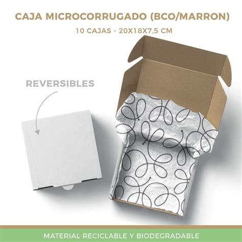 Caja Para Envios Microcorrugados Fragiles Correo