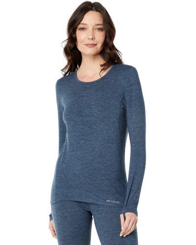 Blue Hot Chillys Tops For Women Lyst
