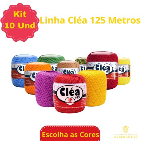 Linha Cl A Croch M C Rculo Kit Unidades Shopee Brasil