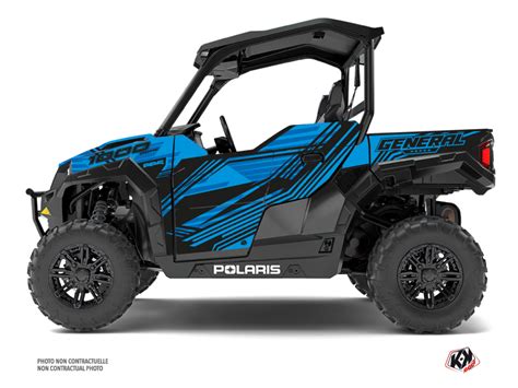 Polaris Utv Graphite Serie Graphic Kit Blue Kutvek