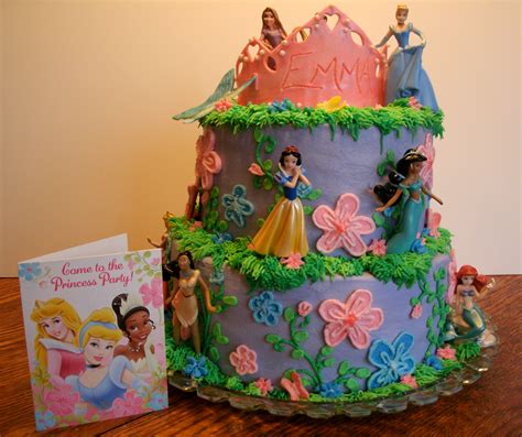 Disney Princesses Birthday Cake