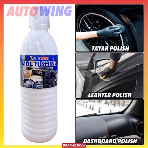 Silicone Wax Tyre Shine Leather Rubber Cover Dashboard Wax Tayar Tyre