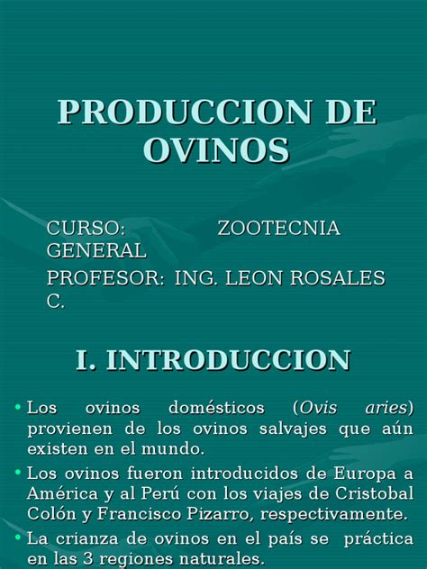 PDF PRODUCCION DE OVINOS Ppt DOKUMEN TIPS