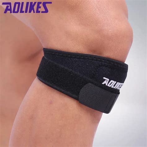 1PCS Knee Sliders Band Adjustable Patella Support Pads For Fitness