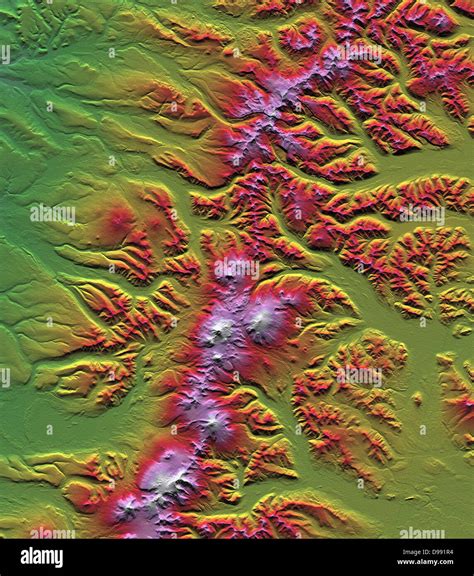 Sredinnyy Khrebet Kamchatka Peninsula Russia Shown In This Image