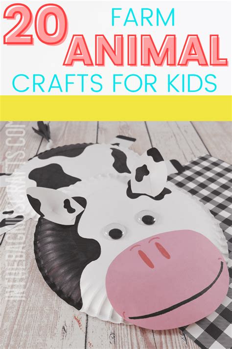 20 Farm Animal Crafts for Kids • In the Bag Kids' Crafts