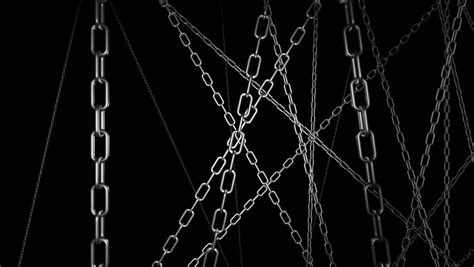 Chains Horror Background Strobe Light Effect Looping Stock Footage