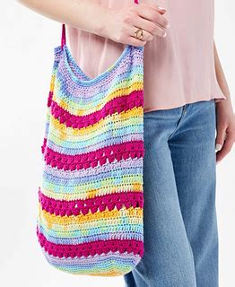 Ravelry Tropical Market Bag Pattern By Premier Yarns Design Team