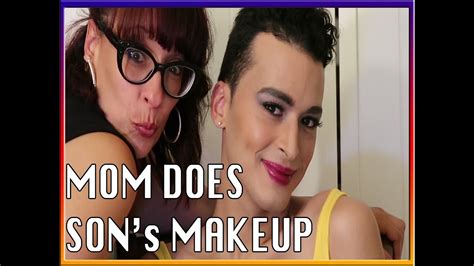 Mother Applies Sons Makeup Turned Crossdresser Drag Queen Youtube