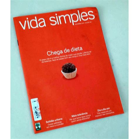 Revista Vida Simples - Revista Vida Simples 139 Chega De Dieta | Shopee Brasil