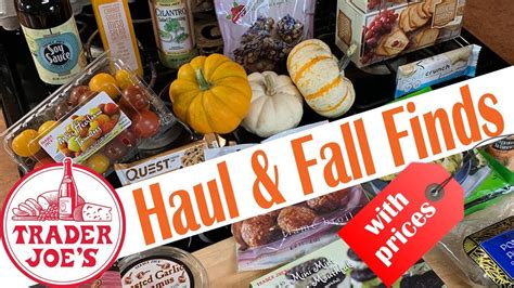 Trader Joe S Haul And Fall Finds With Prices Youtube