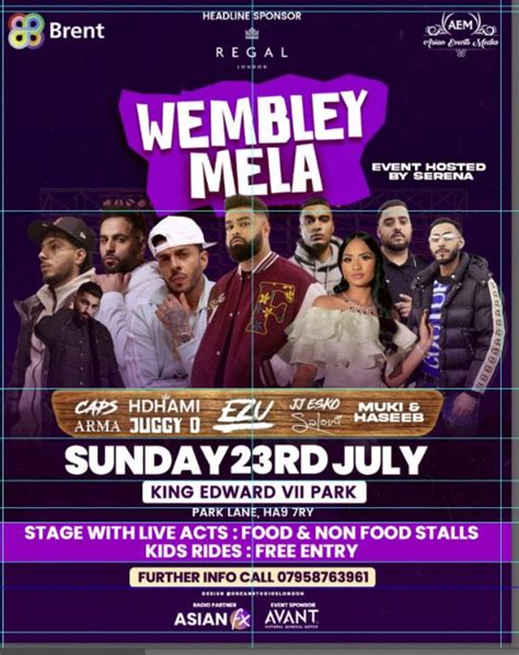 WEMBLEY MELA 2023, King Edward VII Park, Wembley, 23 July 2023 ...