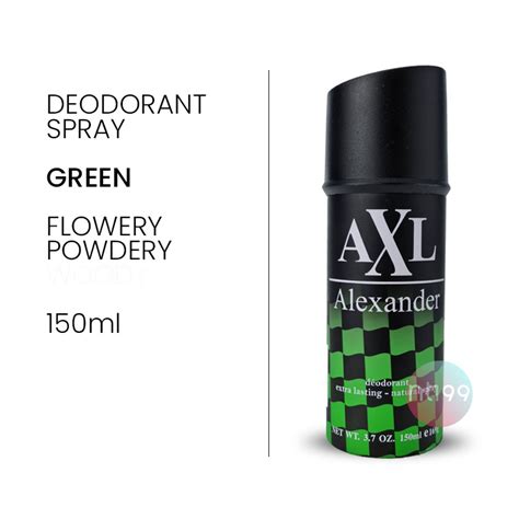 Jual Axl Alexander Deodorant Spray Ml Bpom Shopee Indonesia