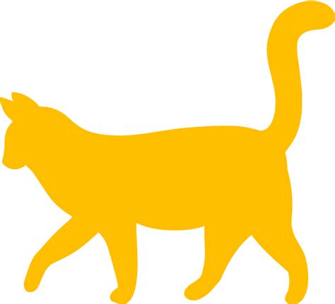 SVG Säugetier Tier Katze Kätzchen Kostenloses SVG Bild Symbol