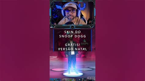 SKIN DO SNOOP DOGG GRÁTIS NA VERSÃO DE NATAL #fortnite #fortnitebrasil ...