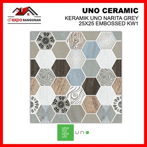 Jual KERAMIK UNO NARITA GREY Keramik Lantai Dinding Keramik Kamar