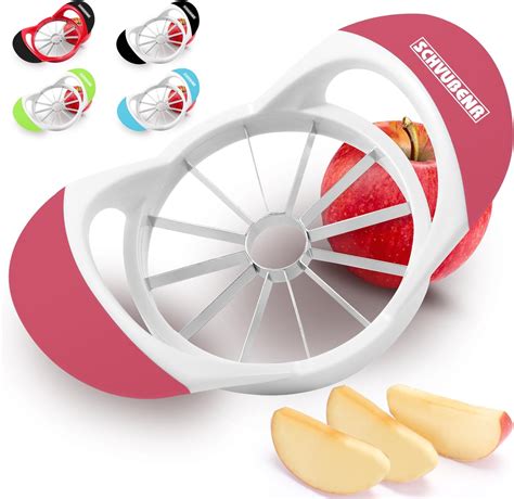 Amazon SCHVUBENR 4 72 Inch Large Apple Slicer With 12 Blades