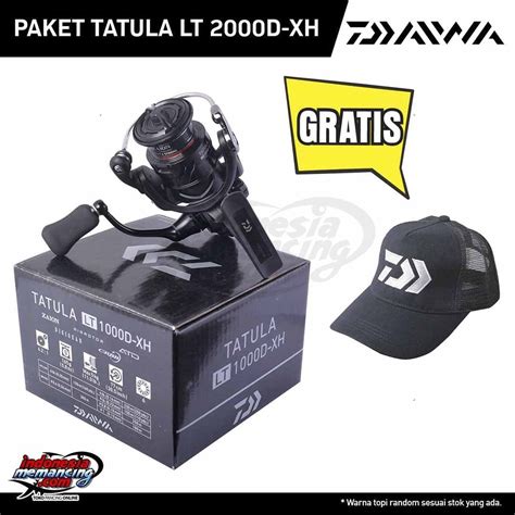 Paket Reel Daiwa Tatula LT 2017 Topi Indonesia Memancing